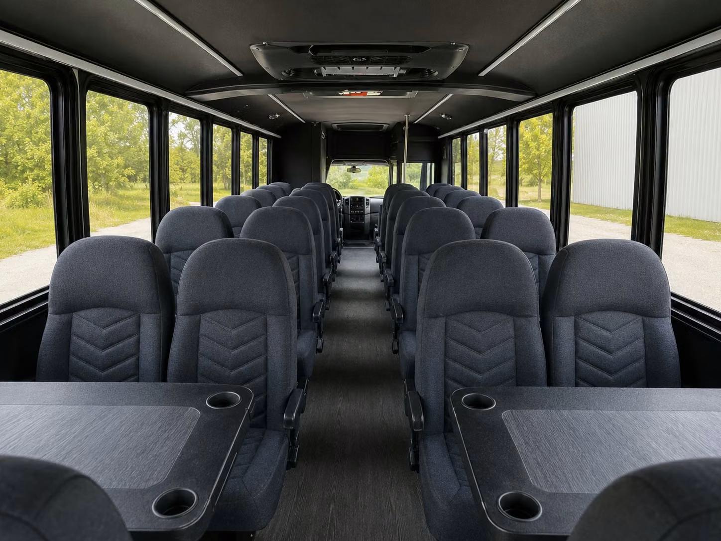 20 passenger minibus interior