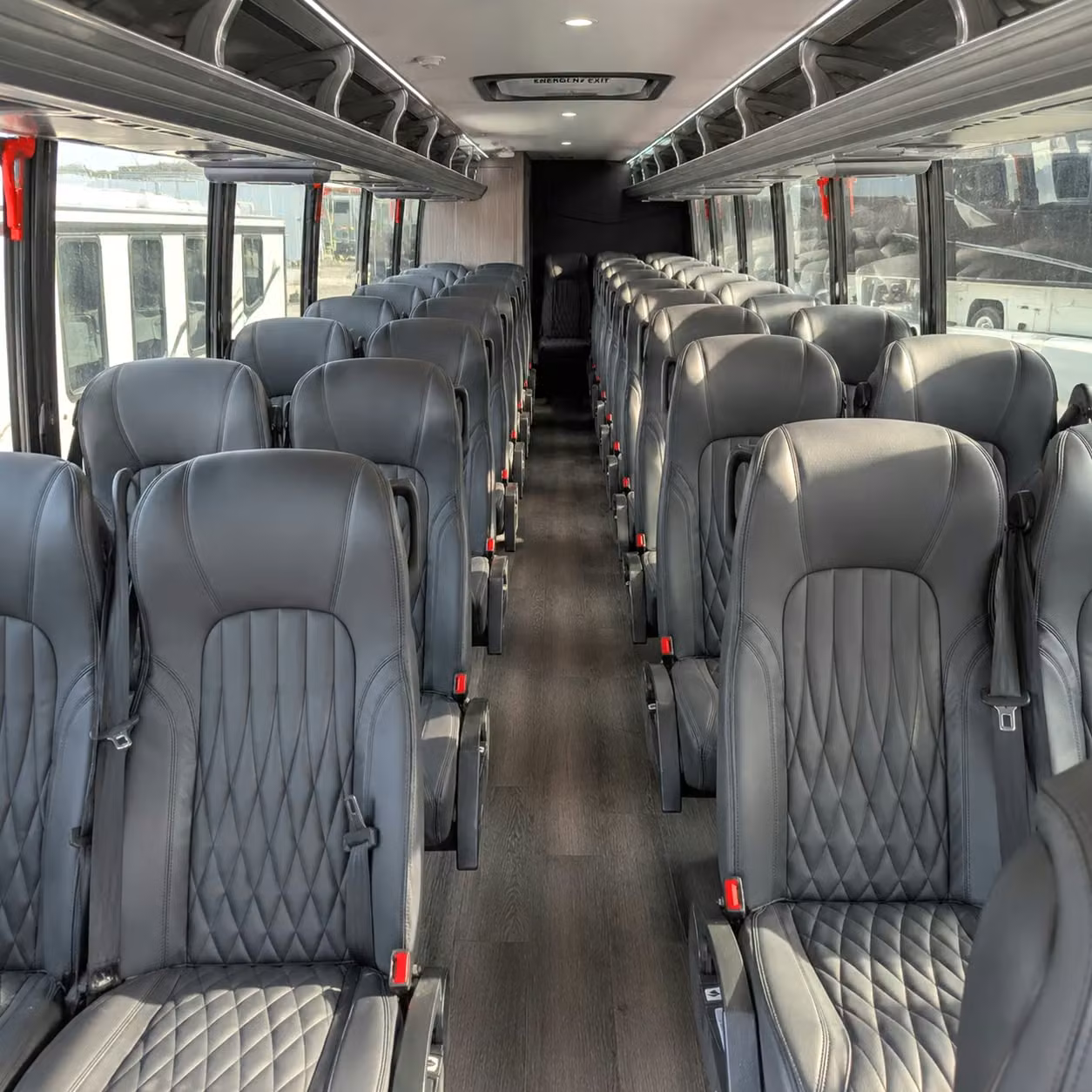 28 passenger minibus interior