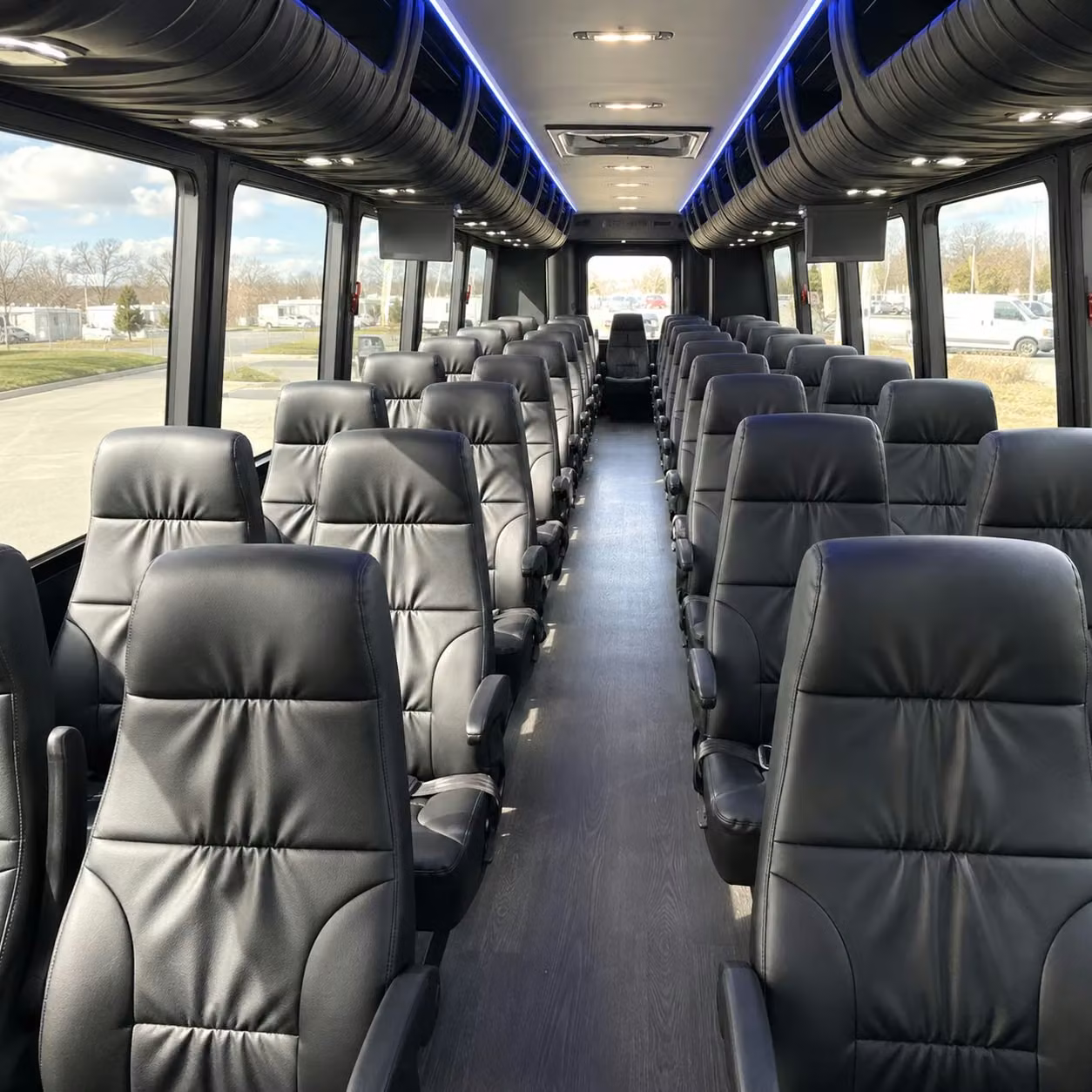 30 passenger minibus interior