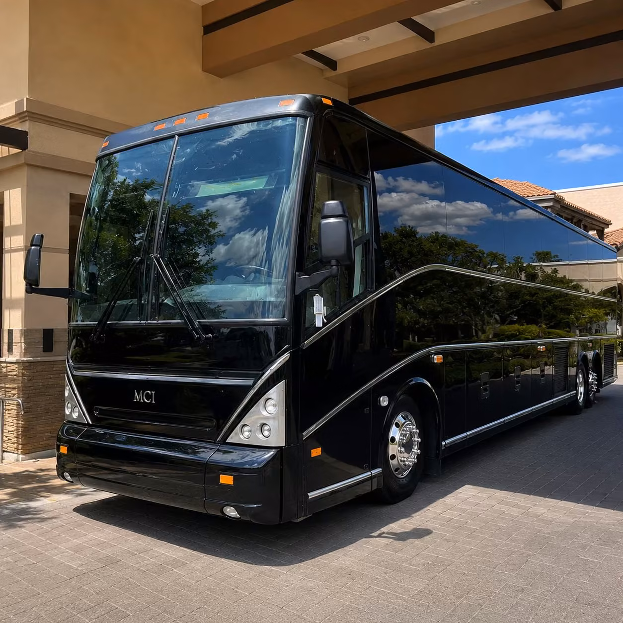 charter bus rentals to little caesars arena from sterling heights
