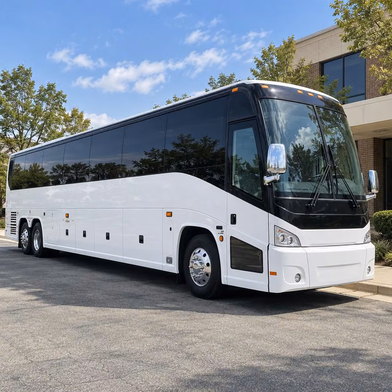 corporate event shuttle bus rentals in sterling heights