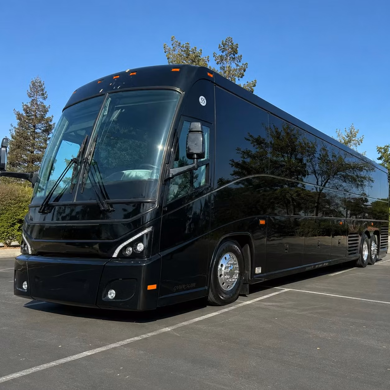 long distance military and government charter bus rentals from sterling heights
