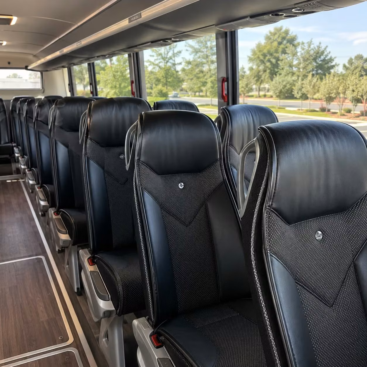 sterling heights charter bus interior