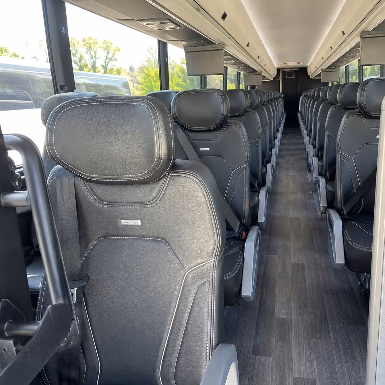 sterling heights charter bus rental inside