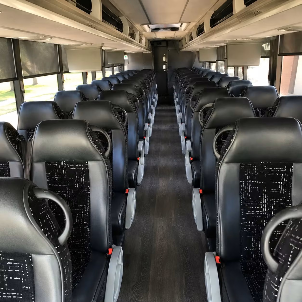 sterling heights charter bus rental interior